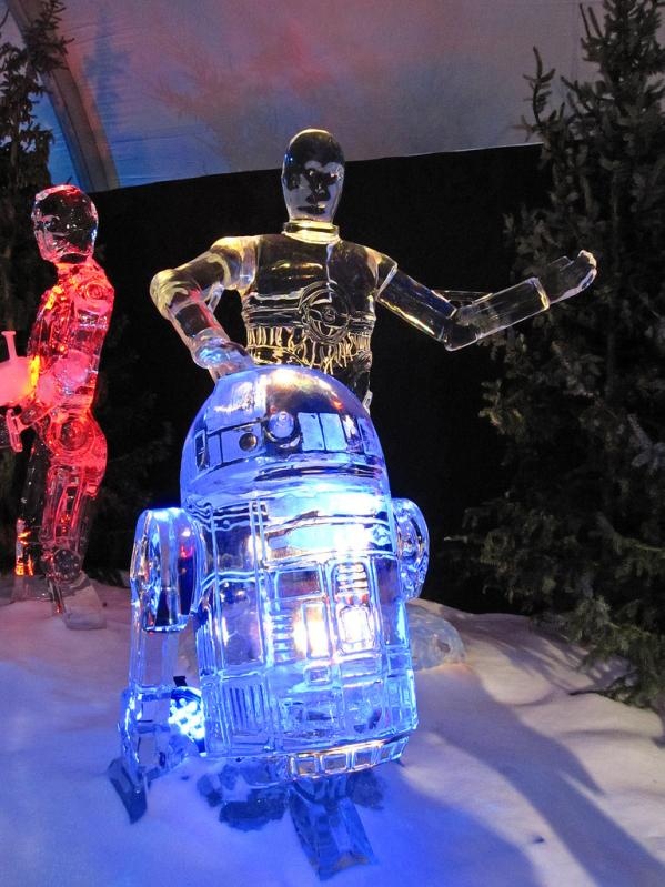 Photo:  Star Wars Ice Sculptures